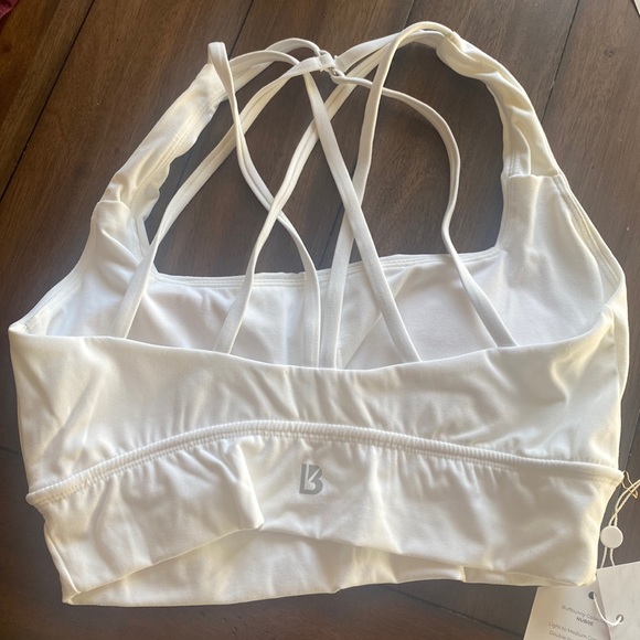 Buffbunny Collection Tops Buffbunny Revolution Sports Bra White